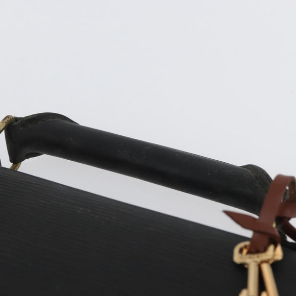 LOUIS VUITTON Epi Serviette Conseiller Aktenkoffer Schwarz M54422 LV Auth BA11197