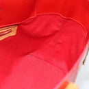 LOUIS VUITTON Monogram Vernis Reade PM Hand Bag Red Rouge M91088 LV Auth BA11201-17