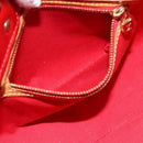 LOUIS VUITTON Monogram Vernis Reade PM Hand Bag Red Rouge M91088 LV Auth BA11201-20