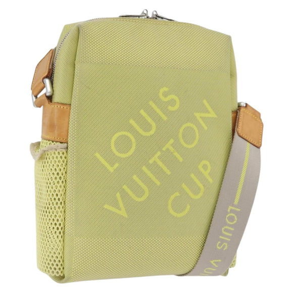 LOUIS VUITTON Damier Geant LV Cup Weatherly Bag Yellow M80636 LV Auth BA11202