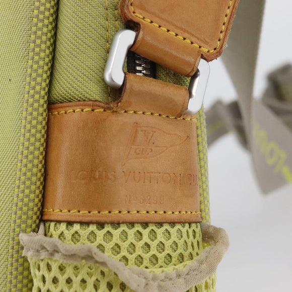 LOUIS VUITTON Damier Geant LV Cup Weatherly Bag Yellow M80636 LV Auth BA11202