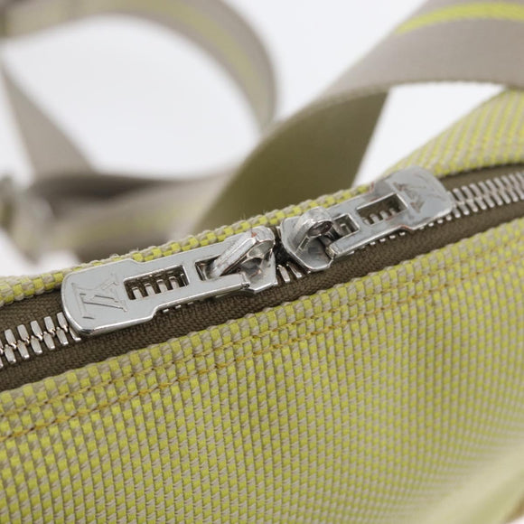 LOUIS VUITTON Damier Geant LV Cup Weatherly Bag Yellow M80636 LV Auth BA11202