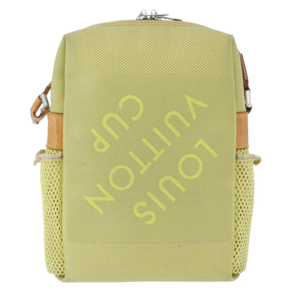 LOUIS VUITTON Damier Geant LV Cup Weatherly Bag Yellow M80636 LV Auth BA11202