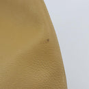 LOEWE Tote Bag Leather Beige Gold Auth BA11205-10