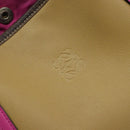 LOEWE Tote Bag Leather Beige Gold Auth BA11205-17