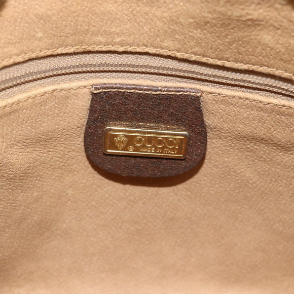 GUCCI GG Supreme Shoulder Bag PVC Beige Gold 007 983 1113 Auth BA11209