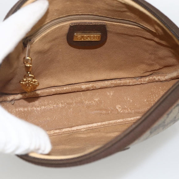 GUCCI GG Supreme Shoulder Bag PVC Beige Gold 007 983 1113 Auth BA11209