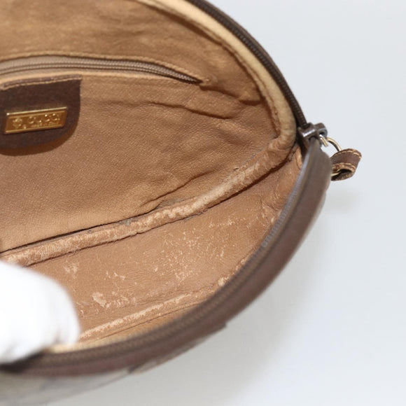 GUCCI GG Supreme Shoulder Bag PVC Beige Gold 007 983 1113 Auth BA11209
