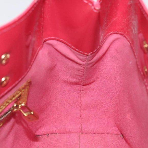 LOUIS VUITTON Monogram Vernis Reade PM Hand Bag Fran Boise M9132F Auth BA1121