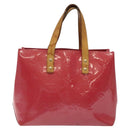 LOUIS VUITTON Monogram Vernis Reade PM Hand Bag Fran Boise M9132F Auth BA1121-13