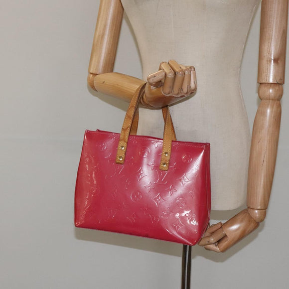 LOUIS VUITTON Monogram Vernis Reade PM Hand Bag Fran Boise M9132F Auth BA1121