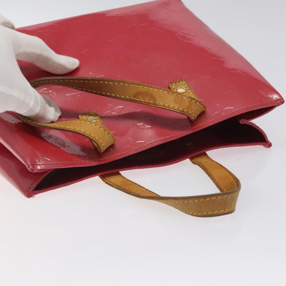 LOUIS VUITTON Monogram Vernis Reade PM Hand Bag Fran Boise M9132F Auth BA1121