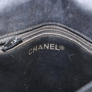 CHANEL Matelasse Chain Shoulder Bag Lamb Skin Black Gold CC Auth BA11216-21