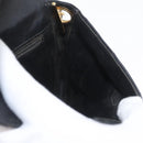 CHANEL Matelasse Chain Shoulder Bag Lamb Skin Black Gold CC Auth BA11216-22
