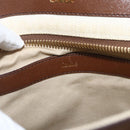 Chloe Margaret Hand Bag Leather 2way Brown Gold Auth BA11217-18