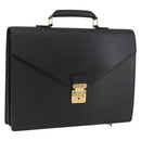 LOUIS VUITTON Epi Serviette Conseiller Briefcase Black M54422 LV Auth BA11219-1