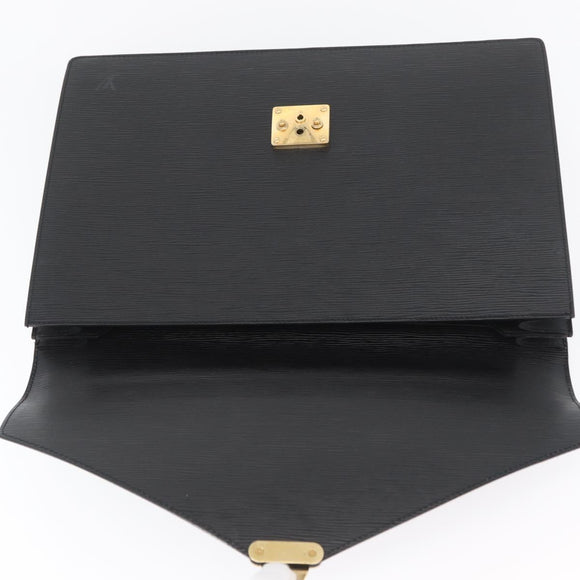 LOUIS VUITTON Epi Serviette Conseiller Briefcase Black M54422 LV Auth BA11219