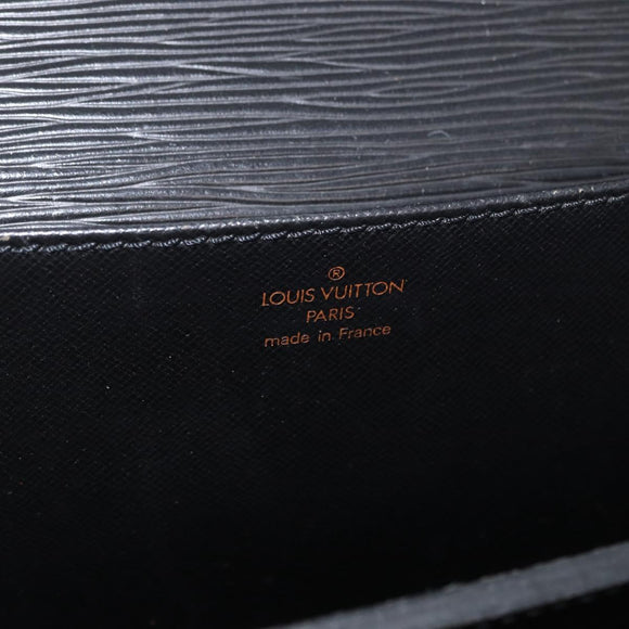 LOUIS VUITTON Epi Serviette Conseiller Briefcase Black M54422 LV Auth BA11219
