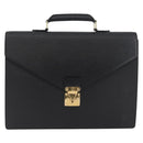 LOUIS VUITTON Epi Serviette Conseiller Briefcase Black M54422 LV Auth BA11219-13