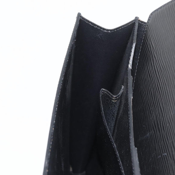 LOUIS VUITTON Epi Serviette Conseiller Briefcase Black M54422 LV Auth BA11219