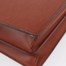 LOUIS VUITTON Epi Serviette Conseiller Aktenkoffer Braun M54423 LV Auth BA11220-14