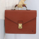 LOUIS VUITTON Epi Serviette Conseiller Aktenkoffer Braun M54423 LV Auth BA11220-26