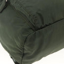 PRADA Backpack Nylon Green Silver Auth BA11221-11