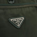 PRADA Backpack Nylon Green Silver Auth BA11221-15