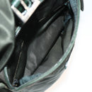 PRADA Backpack Nylon Green Silver Auth BA11221-22