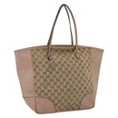 GUCCI GG Canvas Brie Tote Bag Beige Gold 323671 Auth BA11225-1