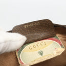 GUCCI GG Supreme Web Sherry Line Clutch Bag PVC Beige 89 01 012 Auth BA11226-17