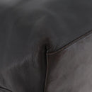 Salvatore Ferragamo Vala Chain Shoulder Bag Leather Black Silver Auth BA11227-9