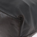Salvatore Ferragamo Vala Chain Shoulder Bag Leather Black Silver Auth BA11227-14