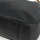GUCCI Bamboo Shoulder Bag Leather 2way Black Gold 001 1577 Auth BA11229-10