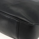 GUCCI Bamboo Shoulder Bag Leather 2way Black Gold 001 1577 Auth BA11229-16