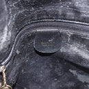 GUCCI Bamboo Shoulder Bag Leather 2way Black Gold 001 1577 Auth BA11229-18