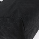 GUCCI GG Canvas Tote Bag Nylon Black 282439 Auth BA11230-9