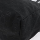 GUCCI GG Canvas Tote Bag Nylon Black 282439 Auth BA11230-14