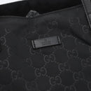 GUCCI GG Canvas Tote Bag Nylon Black 282439 Auth BA11230-17
