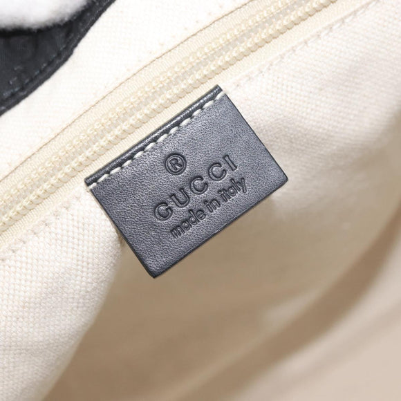 GUCCI GG Canvas Tote Bag Nylon Black 282439 Auth BA11230