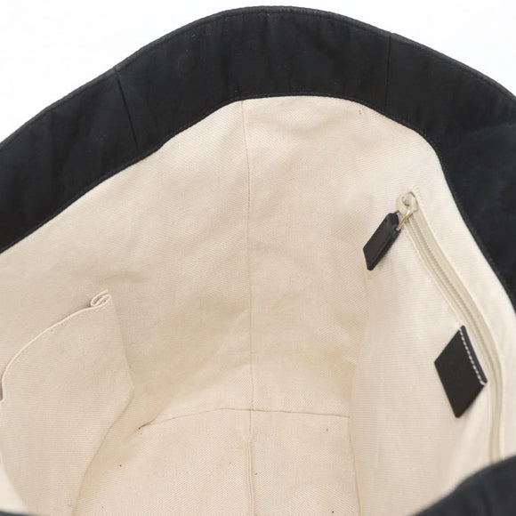 GUCCI GG Canvas Tote Bag Nylon Black 282439 Auth BA11230