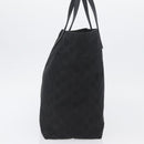 GUCCI GG Canvas Tote Bag Nylon Black 282439 Auth BA11230-4