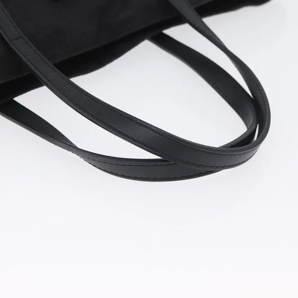GUCCI GG Canvas Tote Bag Nylon Black 282439 Auth BA11230
