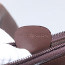 GUCCI Bamboe Schoudertas Leer Bruin Goud 001 2058 1881 0 Auth BA11231-12