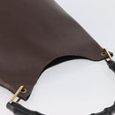 GUCCI Bamboe Schoudertas Leer Bruin Goud 001 2058 1881 0 Auth BA11231-6