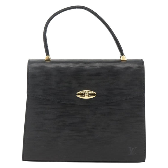 LOUIS VUITTON Epi Malesherbes Hand Bag Black M52372 LV Auth BA11235