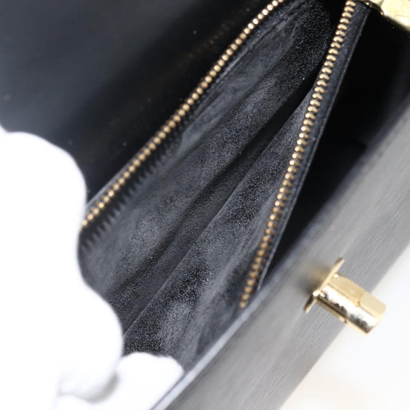 LOUIS VUITTON Epi Malesherbes Hand Bag Black M52372 LV Auth BA11235