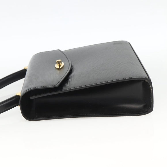 LOUIS VUITTON Epi Malesherbes Hand Bag Black M52372 LV Auth BA11235