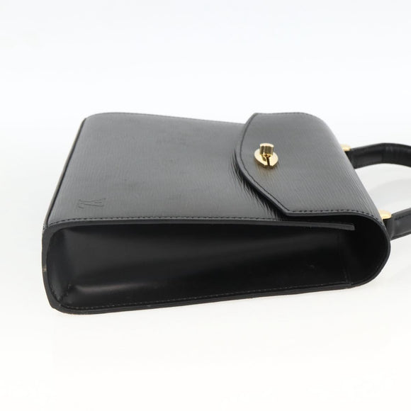 LOUIS VUITTON Epi Malesherbes Hand Bag Black M52372 LV Auth BA11235