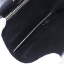 Salvatore Ferragamo Shoulder Bag Leather Black Gold Auth BA11236-11